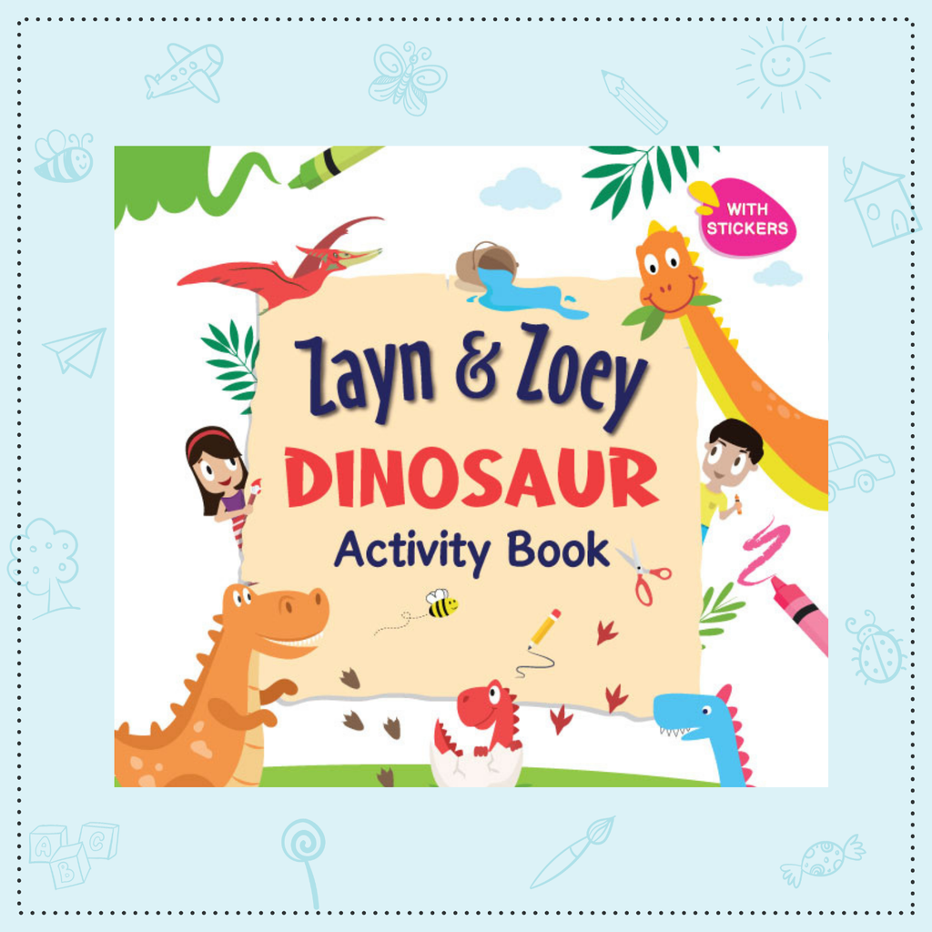 Zayn & Zoey Dinosaurs Activity Book