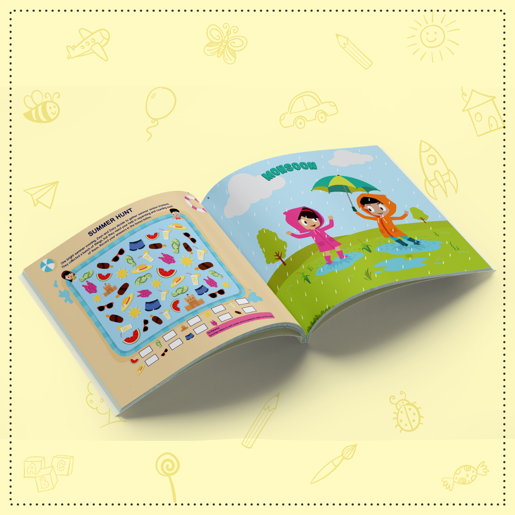 Zayn & Zoey Seasons Activity Book