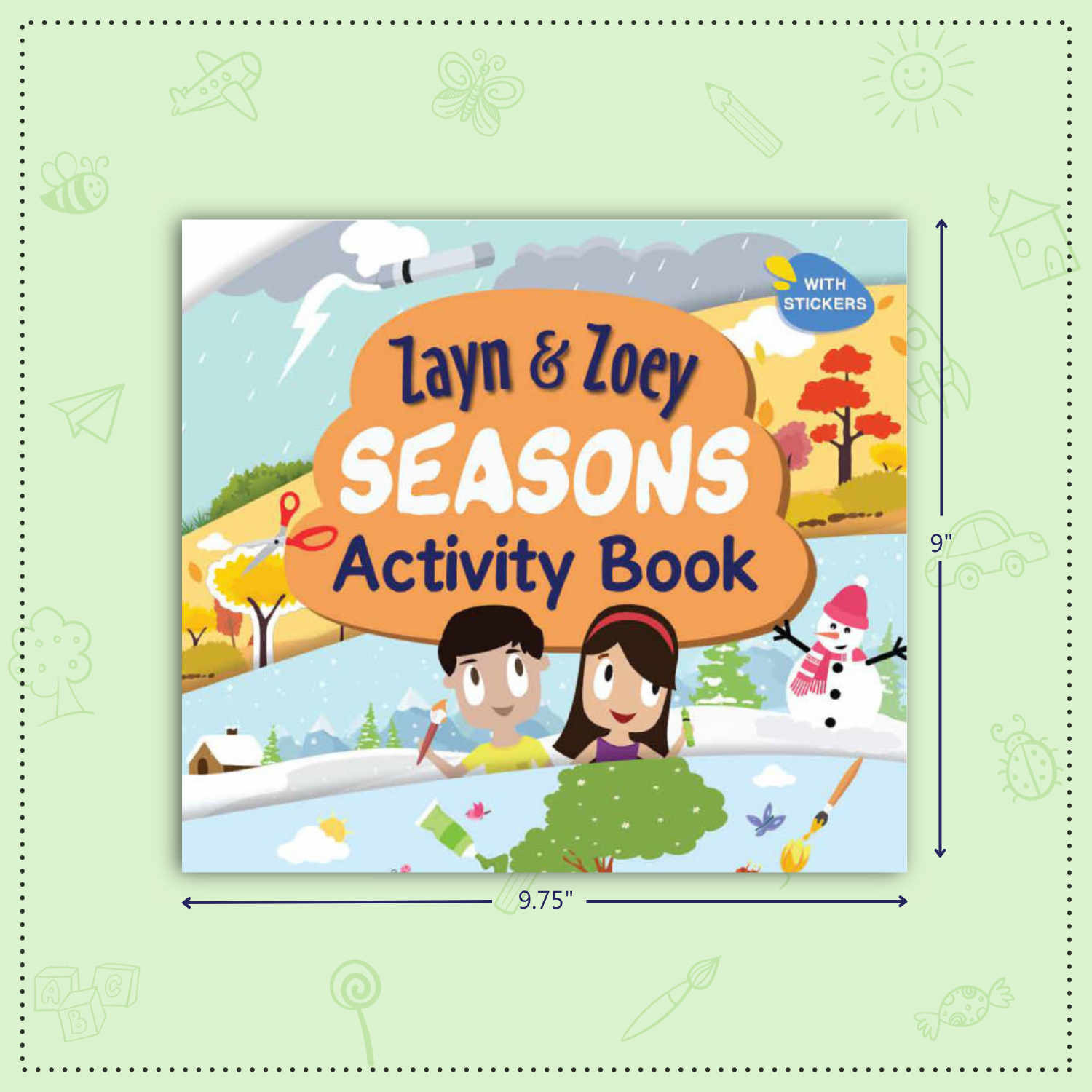 Zayn & Zoey Seasons Activity Book
