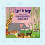 Zayn & Zoey learn about Endangered Animals