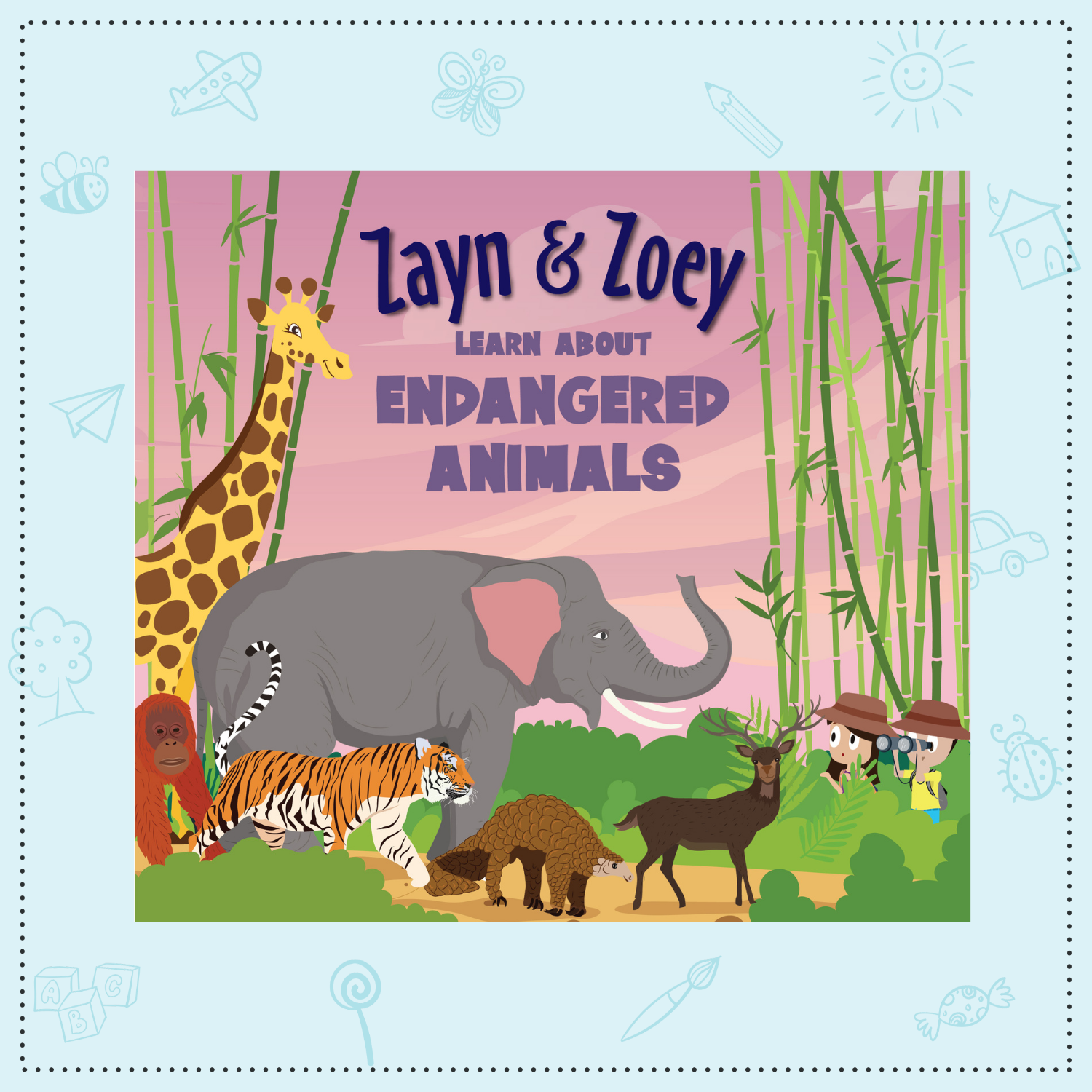 Zayn & Zoey learn about Endangered Animals