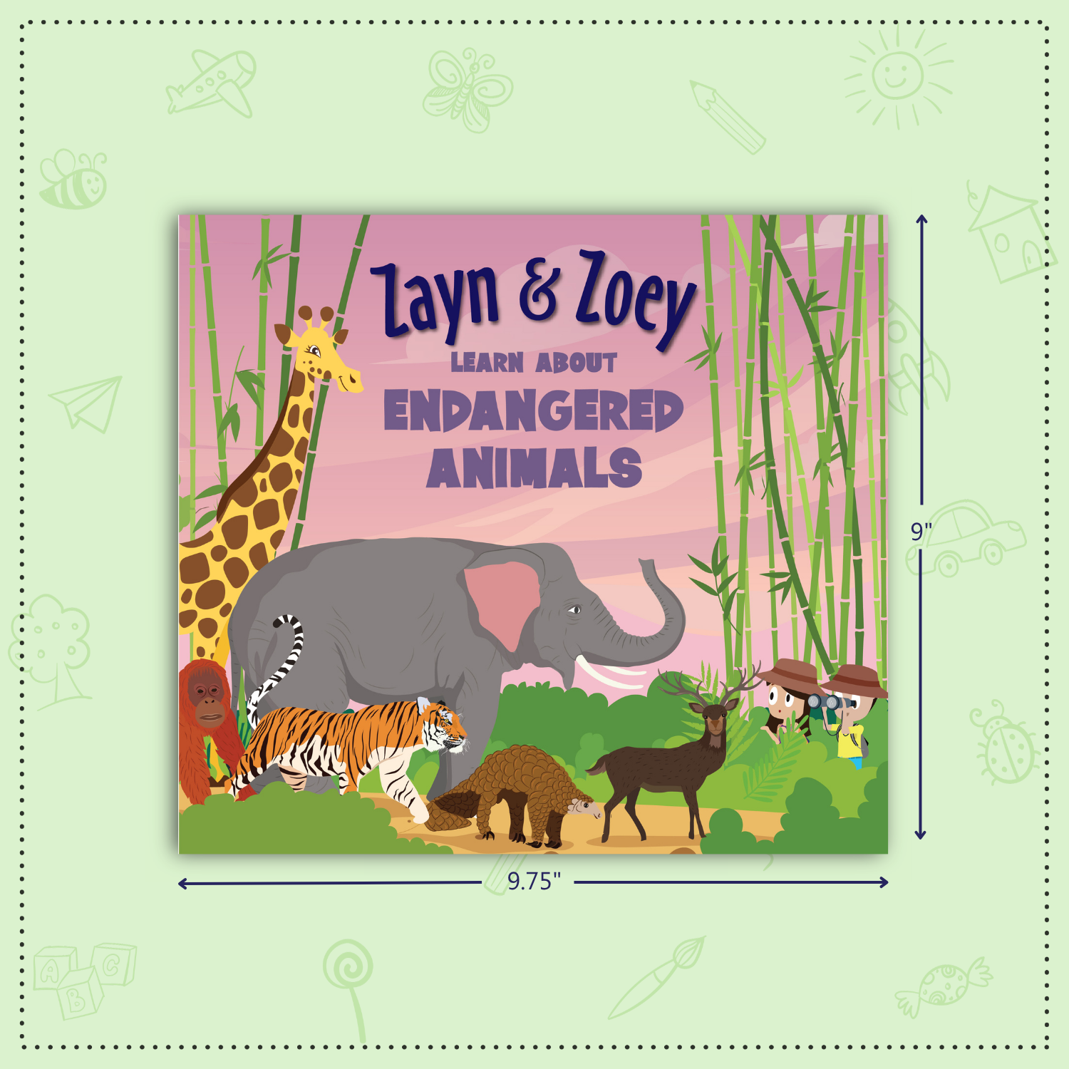 Zayn & Zoey learn about Endangered Animals