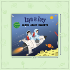 Zayn & Zoey Learn About Rockets