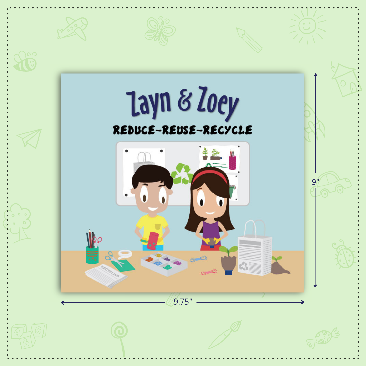 Zayn & Zoey Reduce Reuse Recycle