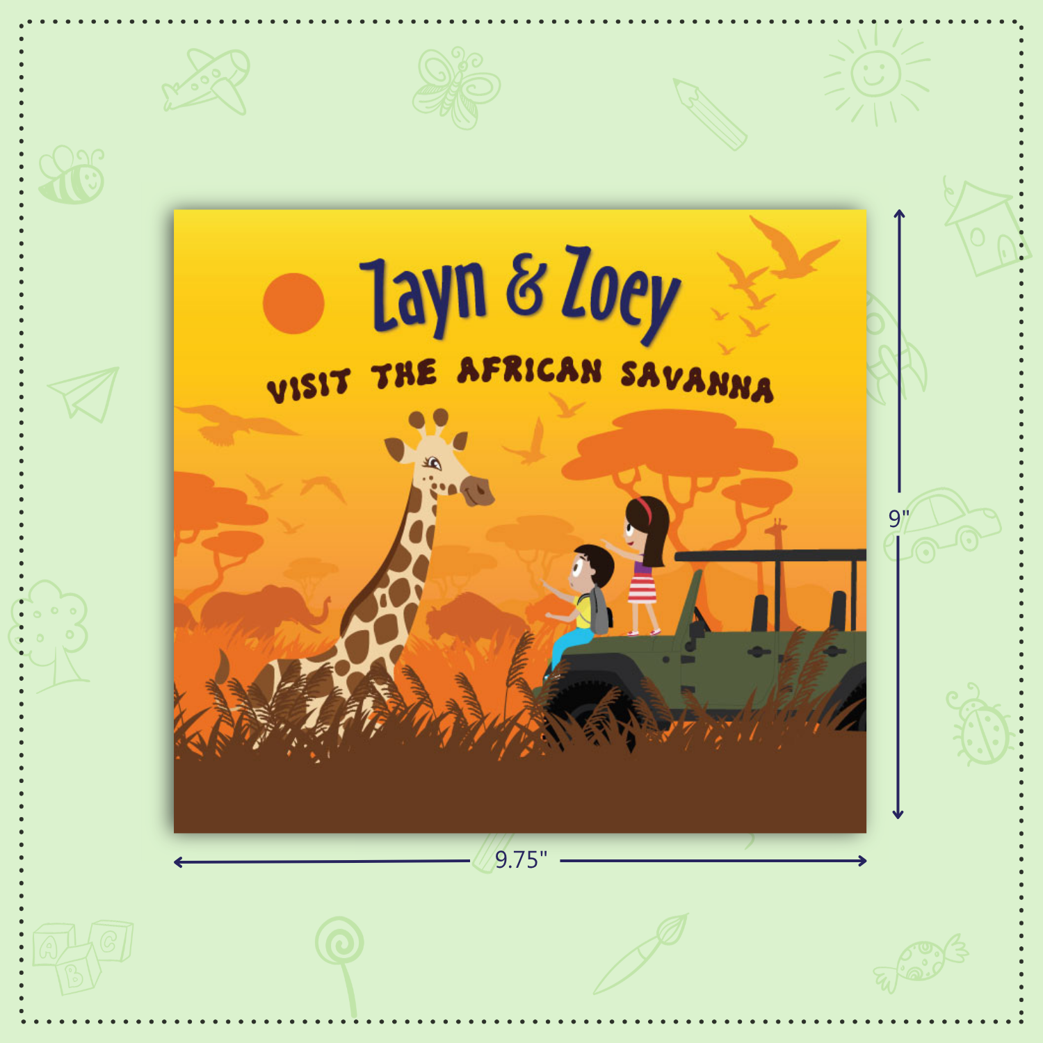 Zayn & Zoey Visit The African Savanna