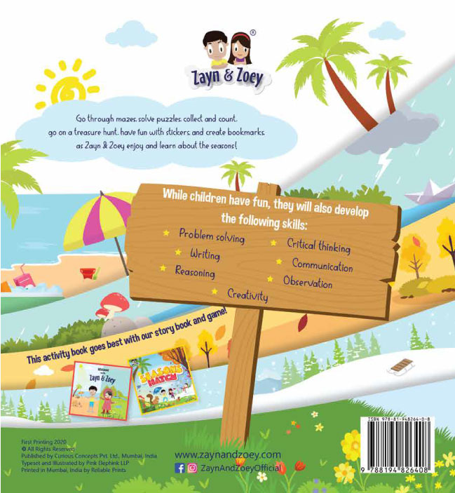 ZAYN & Zoey Activity Book Combo (Set of 3 books)