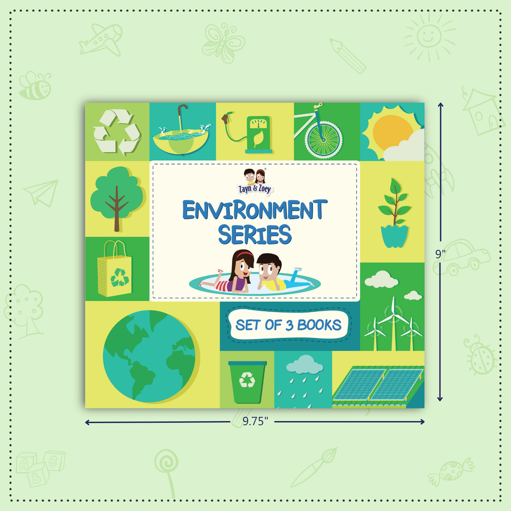 Zayn & Zoey Environment Friendly Series (Set of 3 books)