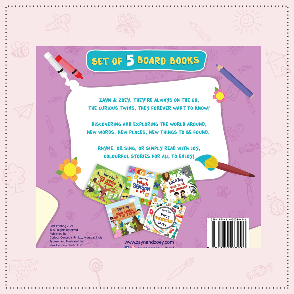 Zayn & Zoey First Box of Learning (Set of 5)