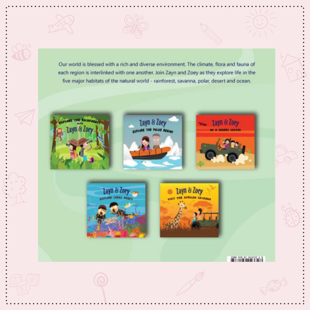 Zayn & Zoey HABITATS (Set of 5 books)