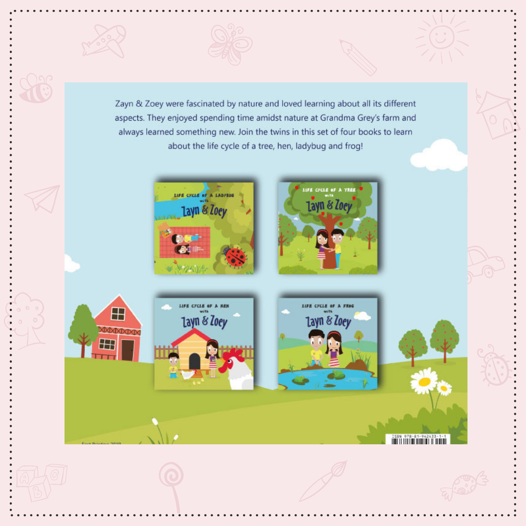 Zayn & Zoey LIFECYCLE (Set of 4 books)