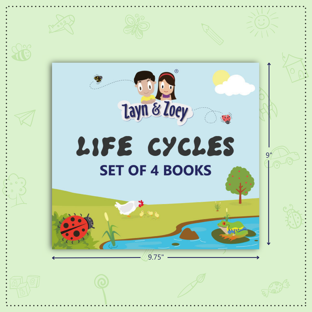 Zayn & Zoey LIFECYCLE (Set of 4 books)
