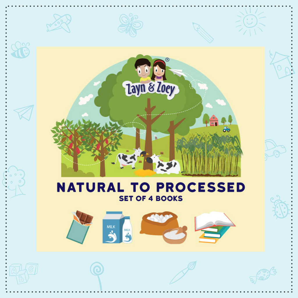 Natural to Processed Set of 4 books