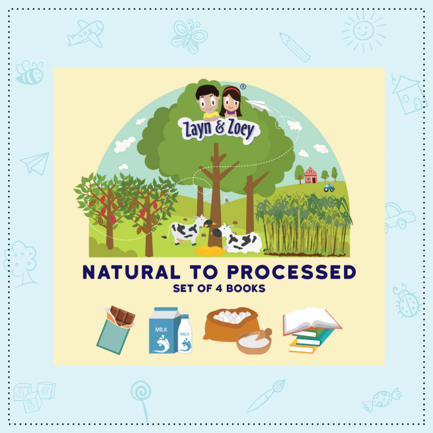 Natural to Processed Set of 4 books
