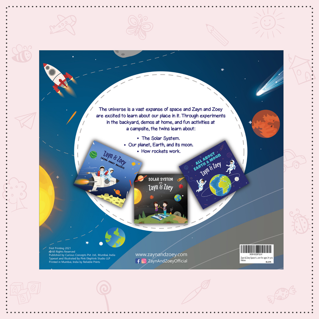 Zayn & Zoey Space Adventure (Set of 3 books)