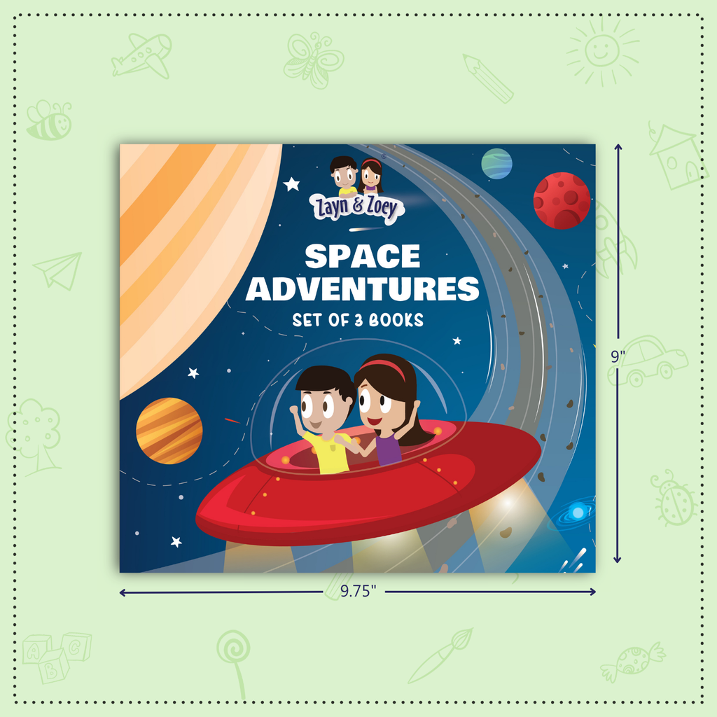Zayn & Zoey Space Adventure (Set of 3 books)