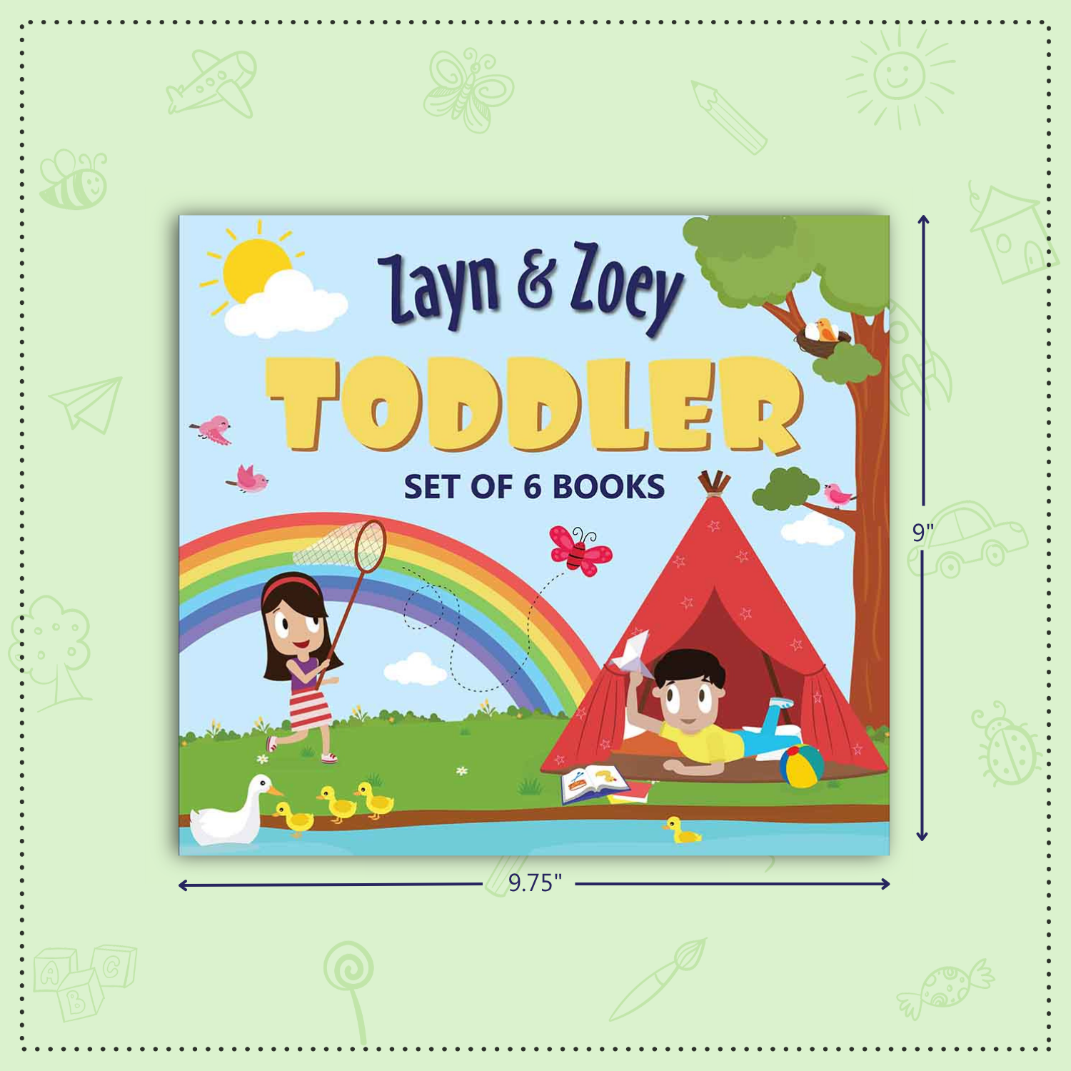 Zayn & Zoey Toddler Set (Set of 6 books)