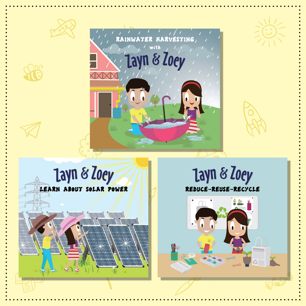 Zayn & Zoey Environment Friendly Series (Set of 3 books)