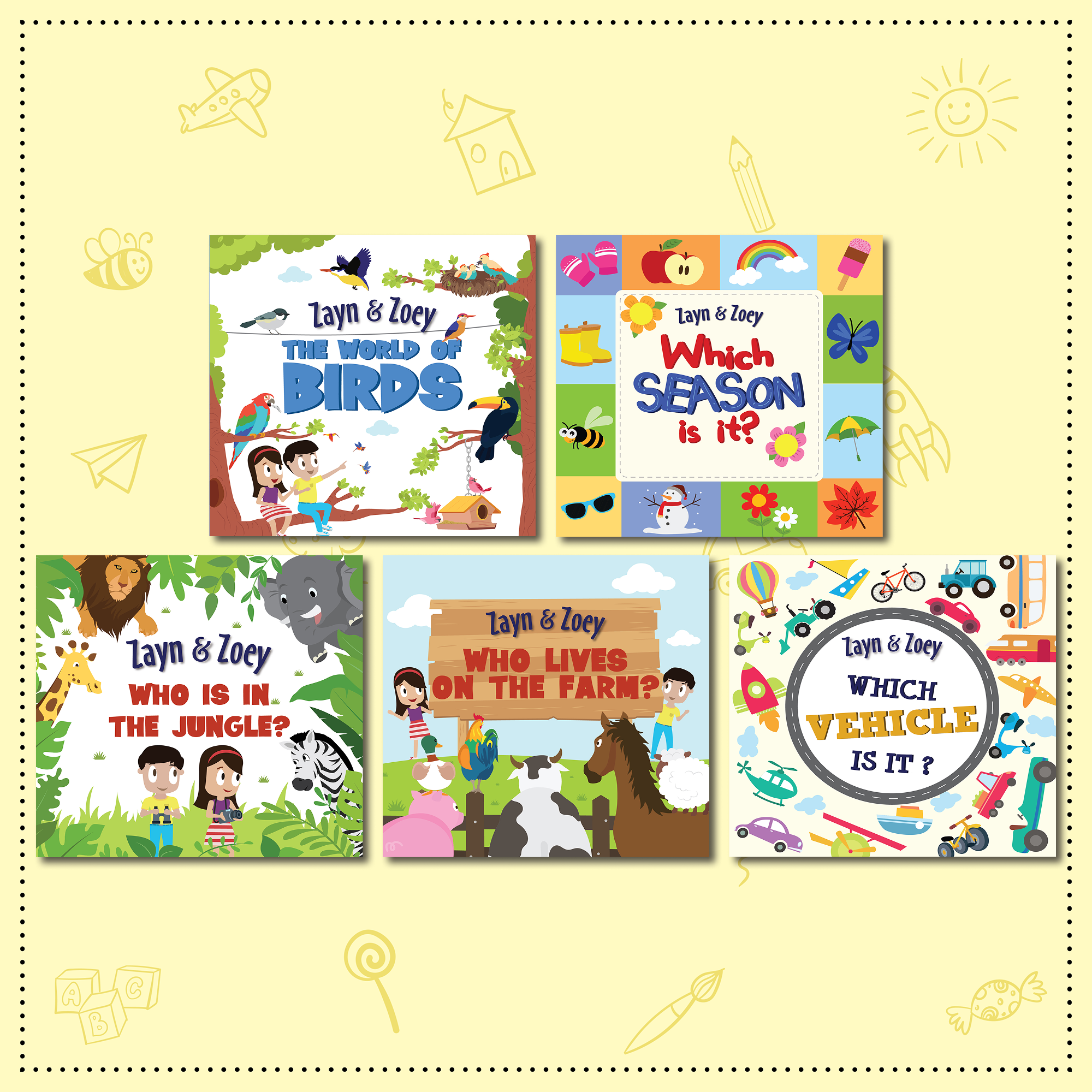 Zayn & Zoey First Box of Learning (Set of 5)
