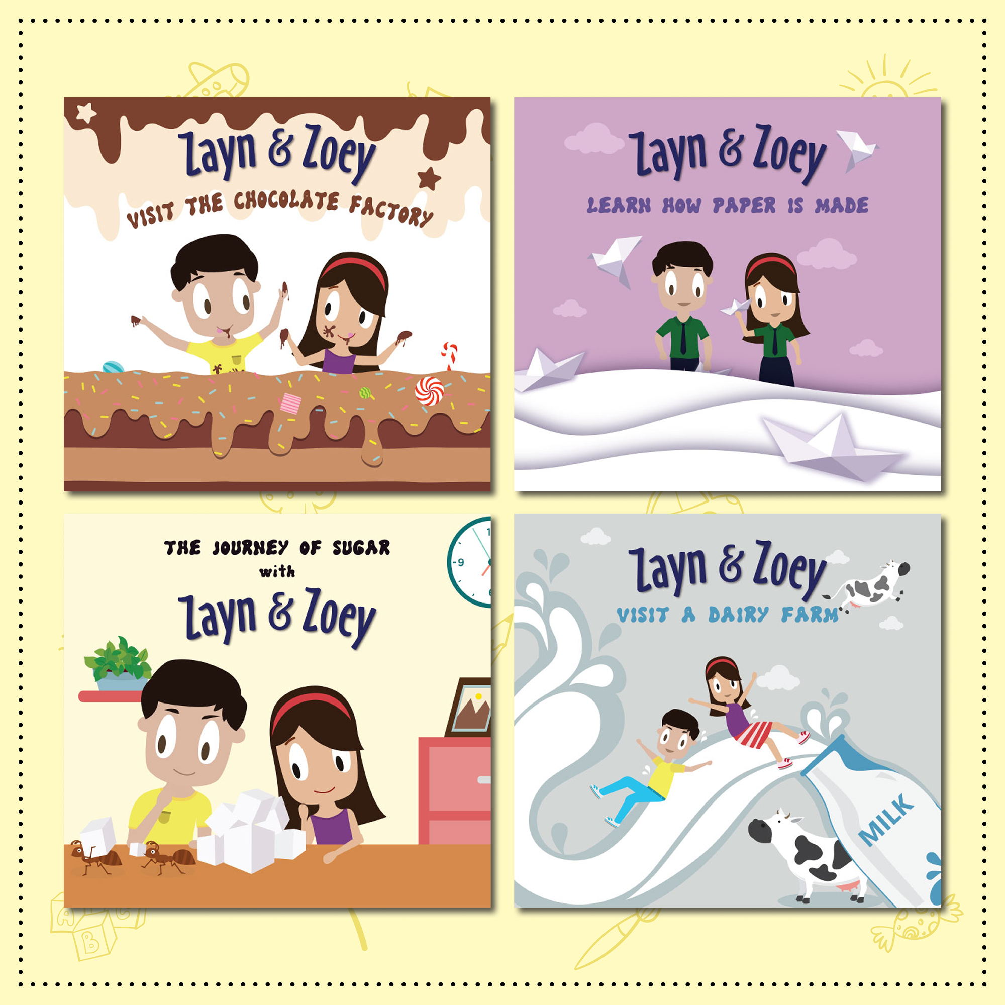 Zayn & Zoey Natural to Processed (Set of 4 books)
